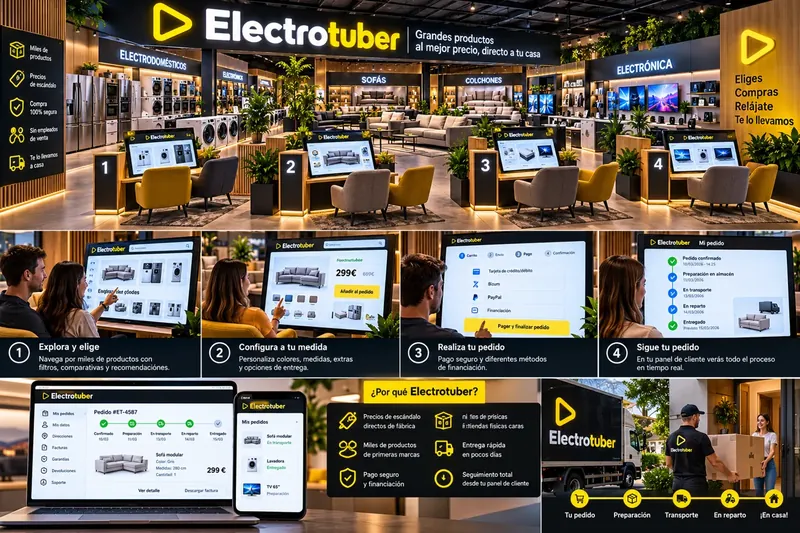 Flujo de compra en el puesto y seguimiento digital del pedido